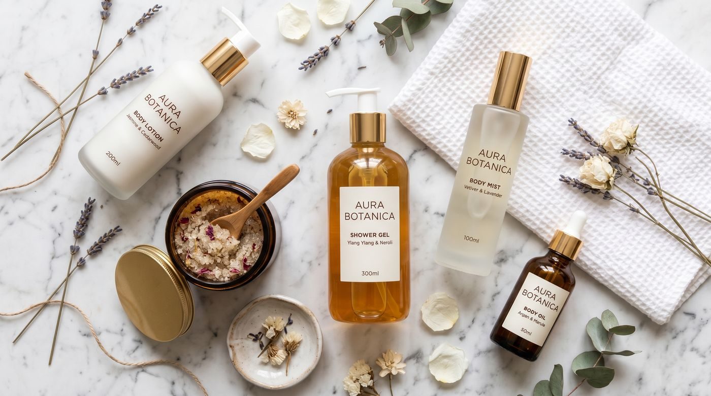 Private label body care range